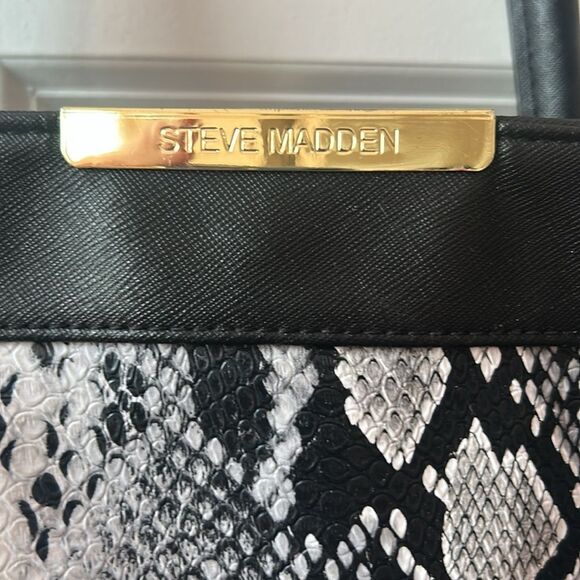 Steve Madden exotic satchel shoulder handbag - Picture 2 of 4